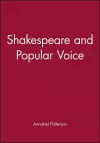 Shakespeare and Popular Voice cover