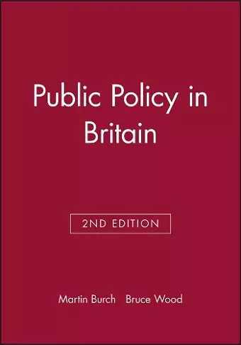 Public Policy in Britain cover