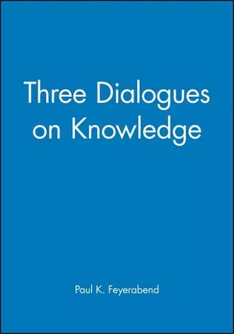 Three Dialogues on Knowledge cover