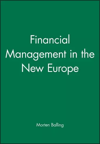 Financial Management in the New Europe cover