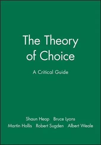 The Theory of Choice cover