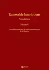 Ramesside Inscriptions, Setnakht, Ramesses III and Contemporaries cover