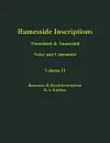 Ramesside Inscriptions, Ramesses II: Royal Inscriptions cover