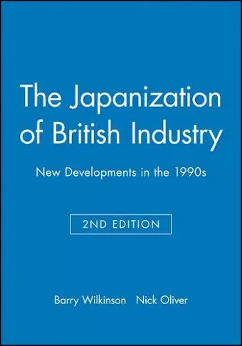 The Japanization of British Industry cover