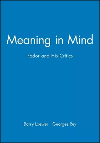 Meaning in Mind cover