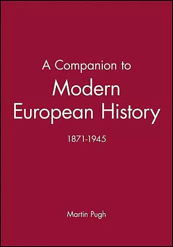 A Companion to Modern European History cover