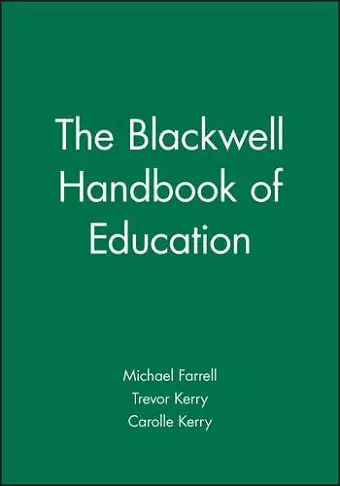 The Blackwell Handbook of Education cover