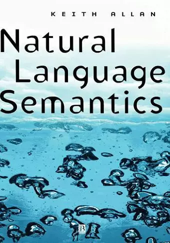 Natural Language Semantics cover