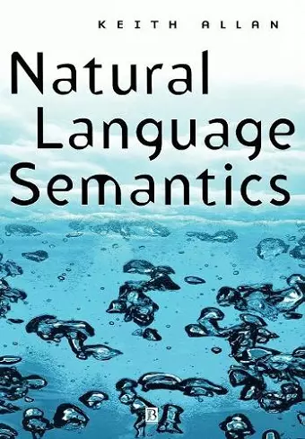 Natural Language Semantics cover