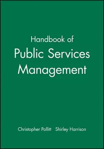 Handbook of Public Services Management cover