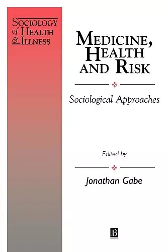 Medicine, Health and Risk cover