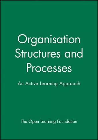 Organisation Structures and Processes cover