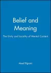 Belief and Meaning cover