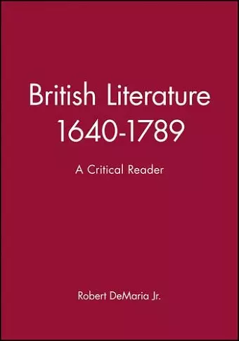 British Literature 1640-1789 cover