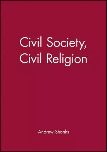 Civil Society, Civil Religion cover