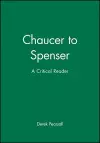 Chaucer to Spenser cover