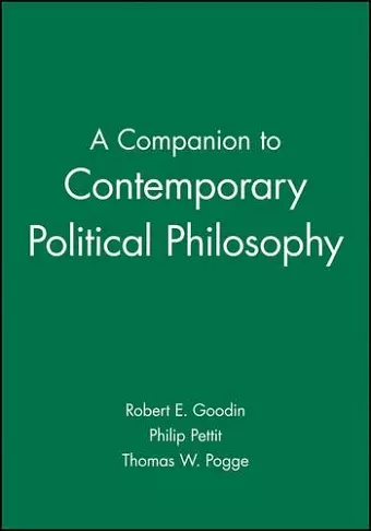 A Companion to Contemporary Political Philosophy cover