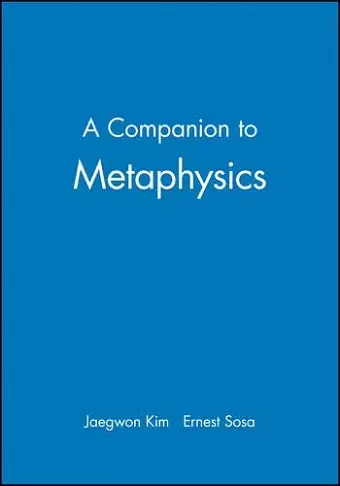 A Companion to Metaphysics cover