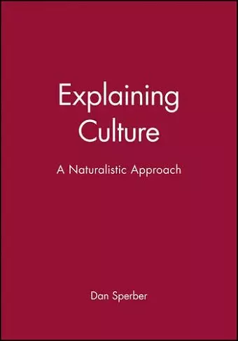 Explaining Culture cover