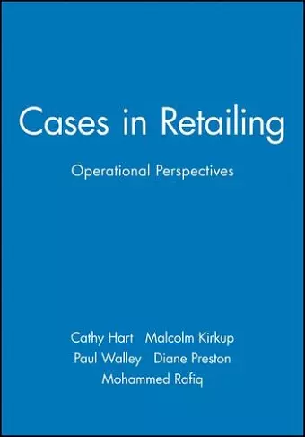 Cases in Retailing cover