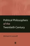 Political Philosophers of the Twentieth Century cover