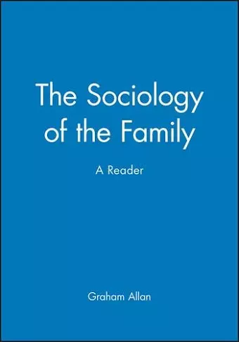 The Sociology of the Family cover