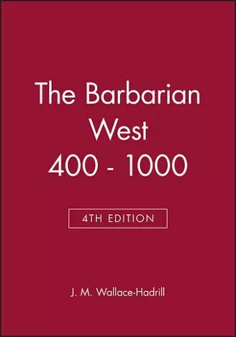 The Barbarian West 400 - 1000 cover