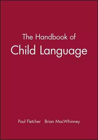 The Handbook of Child Language cover