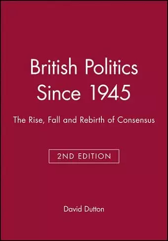 British Politics Since 1945 cover