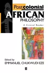 Postcolonial African Philosophy cover