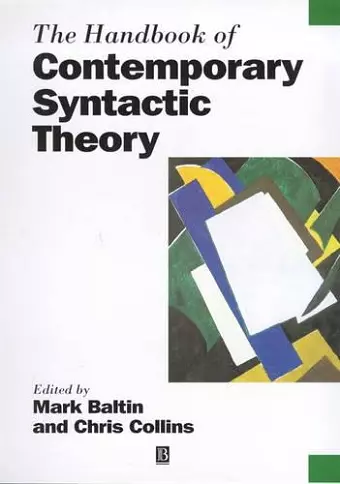 The Handbook of Contemporary Syntactic Theory cover