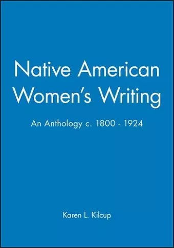Native American Women's Writing cover