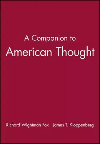 A Companion to American Thought cover