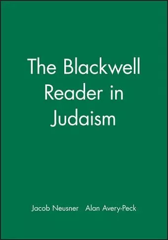 The Blackwell Reader in Judaism cover