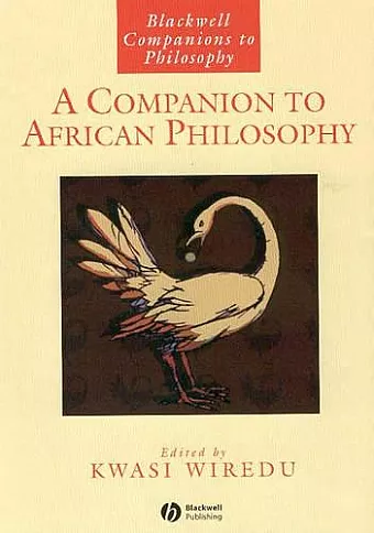 A Companion to African Philosophy cover