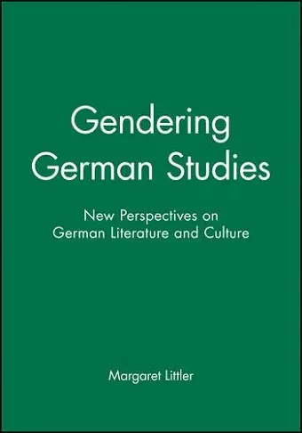 Gendering German Studies cover