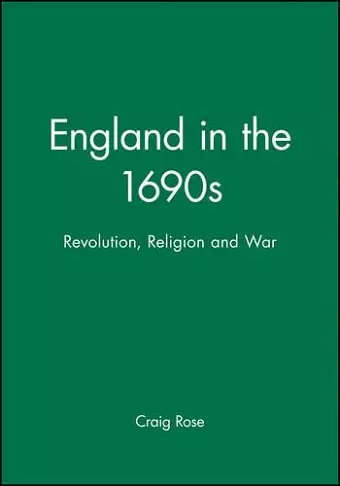 England in the 1690s cover