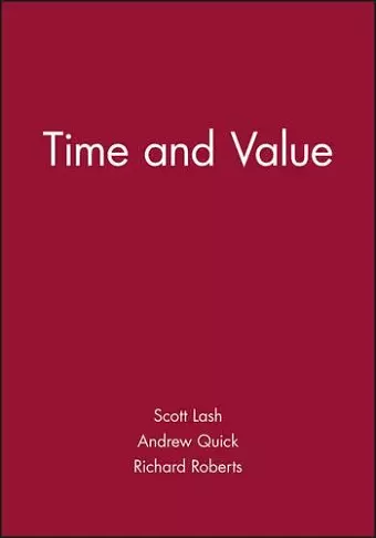 Time and Value cover