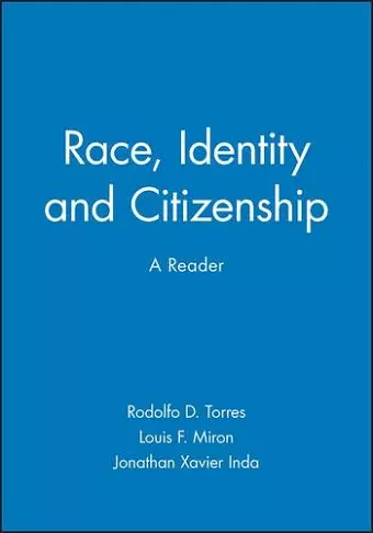 Race, Identity and Citizenship cover