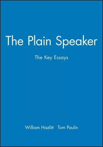 The Plain Speaker cover