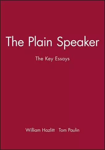 The Plain Speaker cover