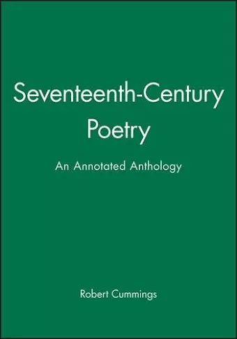 Seventeenth-Century Poetry cover