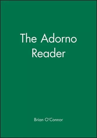 The Adorno Reader cover