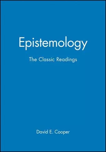 Epistemology cover