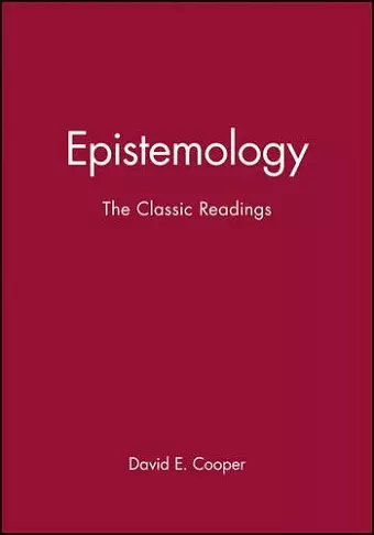 Epistemology cover