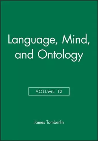 Language, Mind, and Ontology, Volume 12 cover