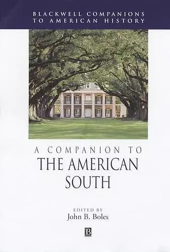 A Companion to the American South cover