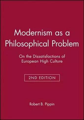 Modernism as a Philosophical Problem cover