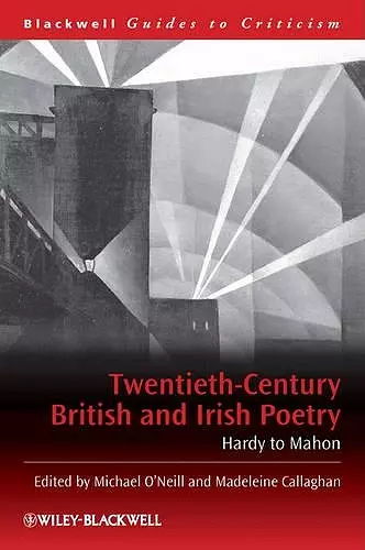 Twentieth–Century British and Irish Poetry cover