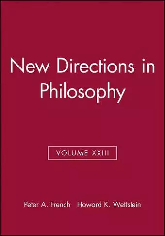 New Directions in Philosophy, Volume XXIII cover